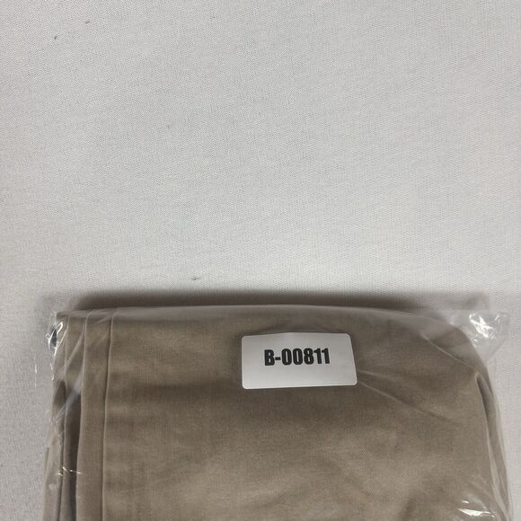 Old Navy Broken In Khaki Pants Mens 28x30 Straight Leg Cotton Rolled Oats Casual - Picture 15 of 15